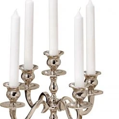 Boltze Kerzenleuchter Varas - Aluminium - Silber -Günstiges Deko Geschäft 1000159085 190222 15280900048 GALLERYIMAGES P000000001000159085