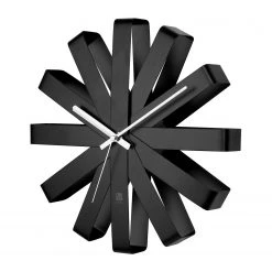 Umbra Wanduhr Ribbon - Quarz - Schwarz