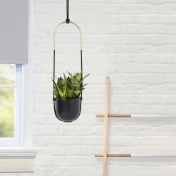 Umbra Blumenampel Bolo - Eisen / Baumwolle / Keramik - Schwarz 16 Umbra Blumenampel Bolo - Eisen / Baumwolle / Keramik - Schwarz -Günstiges Deko Geschäft 1000172486 190508 07204900450 MOOD GALLERYIMAGES P000000001000172486 mood