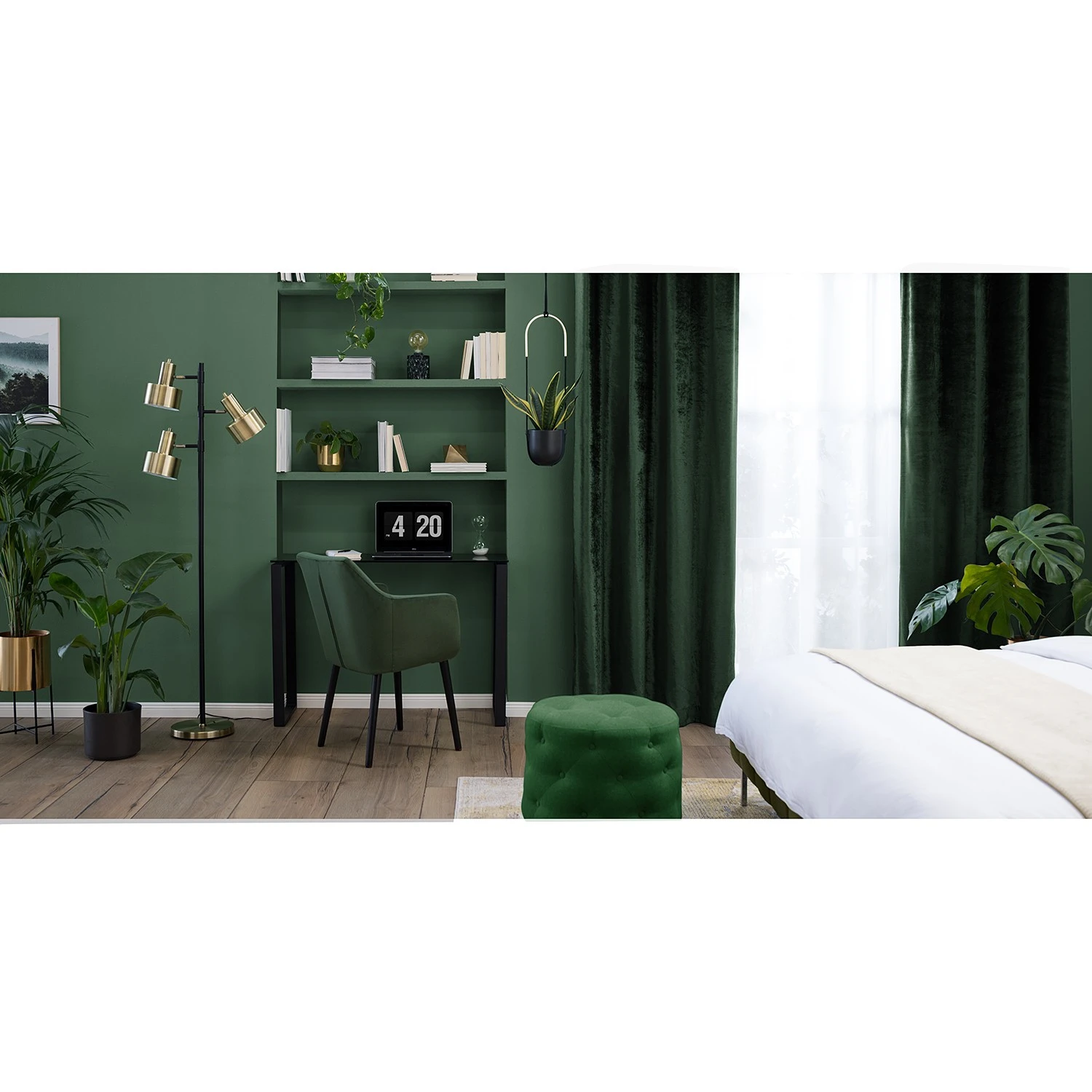 Umbra Blumenampel Bolo - Eisen / Baumwolle / Keramik - Schwarz 4 Umbra Blumenampel Bolo - Eisen / Baumwolle / Keramik - Schwarz – Bild 2