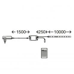 Briloner LED-Strips Led Superline - Kunststoff - 300-flammig 16 Briloner LED-Strips Led Superline - Kunststoff - 300-flammig -Günstiges Deko Geschäft 1000183695 190807 16431900445 SKETCH DETAILS P000000001000183695 sketch