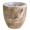 Flechtwaren Müller Pflanzgefäß Ligno - Paulownia massiv - Braun - Durchmesser: 33 cm -Günstiges Deko Geschäft 1000184681 190816 10320300032 IMAGE P000000001000184681