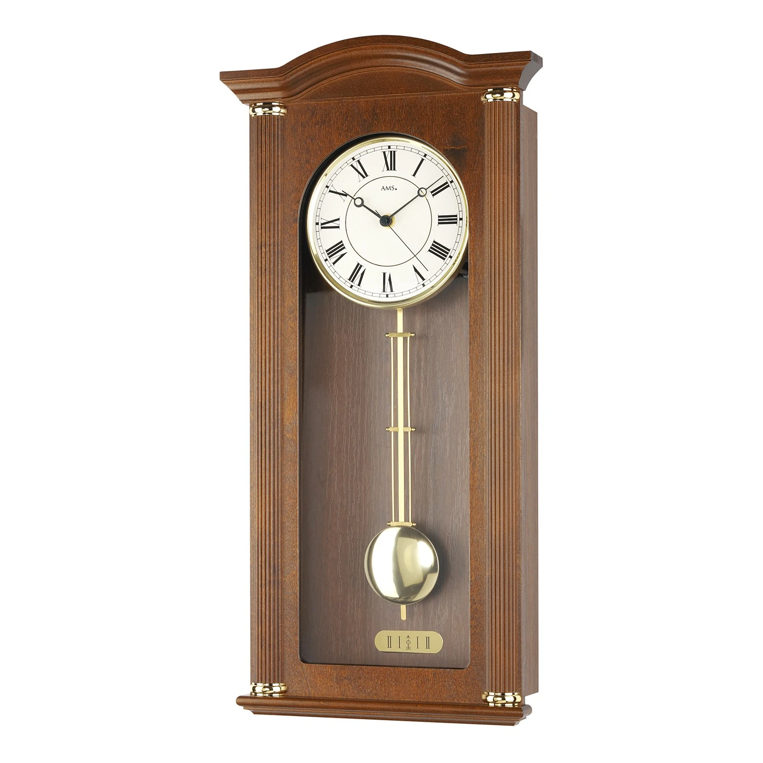 AMS Pendelwanduhr Merten - Erle 3 AMS Pendelwanduhr Merten - Erle