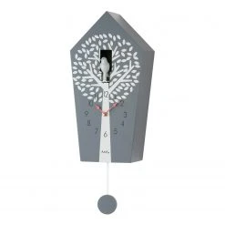 AMS Pendeluhr Kukes - Quartz - Grau