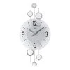 AMS Wanduhr Luki I - Quarz - Silber -Günstiges Deko Geschäft 1000186017 190902 09464400054 IMAGE P000000001000186017