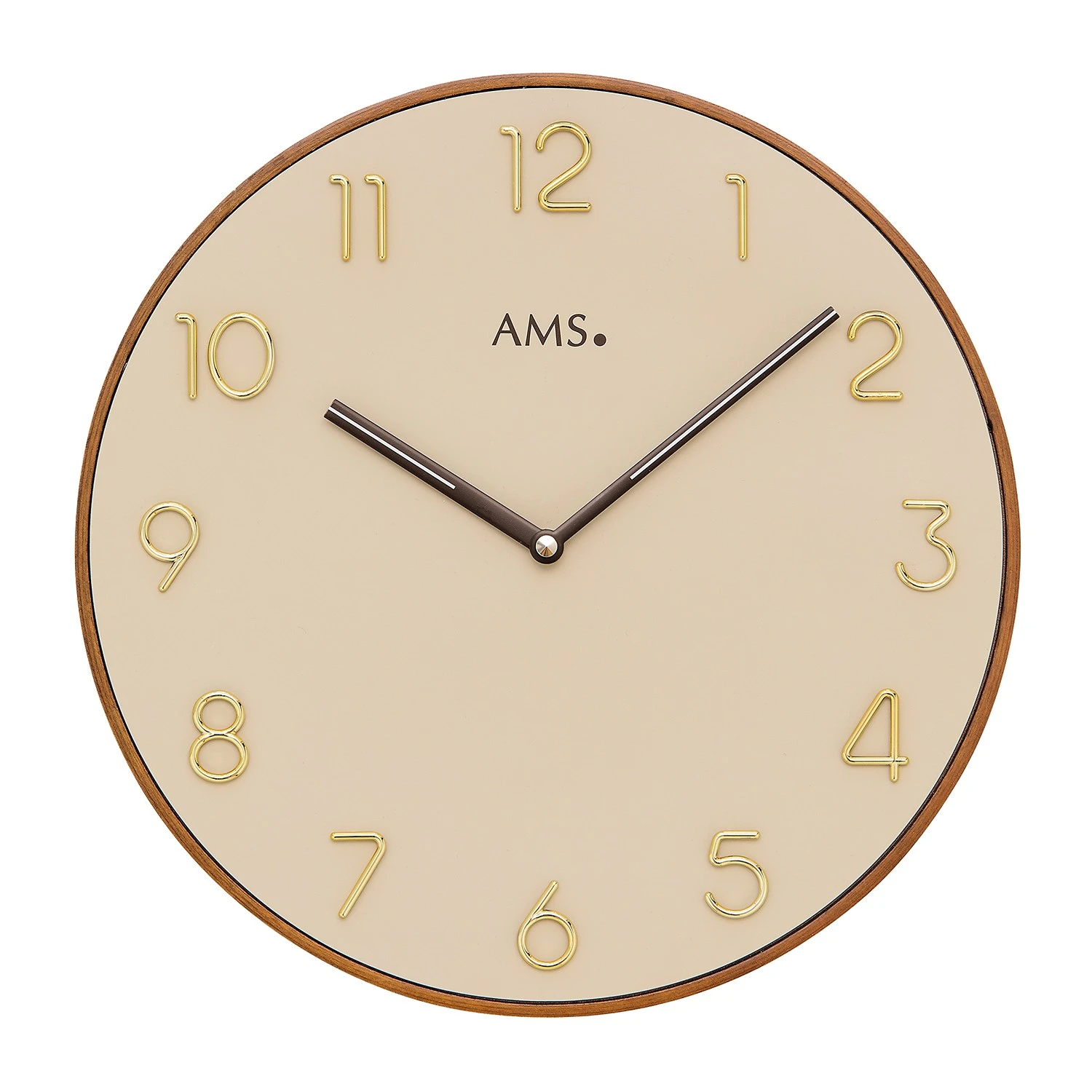 AMS Wanduhr Paqueta - Quarz - Beige 3 AMS Wanduhr Paqueta - Quarz - Beige