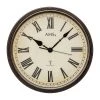 AMS Wanduhr Cobano - Funk - Dunkelbraun / Beige -Günstiges Deko Geschäft 1000186064 190902 09464900102 IMAGE P000000001000186064