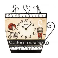 AMS Wanduhr Tondern - Quarz - Mehrfarbig