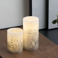 Pauleen LED-Kerze Glowing Glitter - Wachs - 2-flammig -Günstiges Deko Geschäft 1000192689 191112 13214900062 MOOD DETAILS P000000001000192689 mood