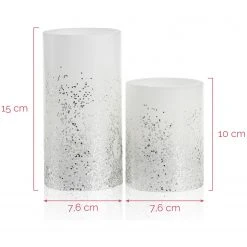 Pauleen LED-Kerze Glowing Glitter - Wachs - 2-flammig -Günstiges Deko Geschäft 1000192689 210430 11294100007 SKETCH DETAILS P000000001000192689 sketch