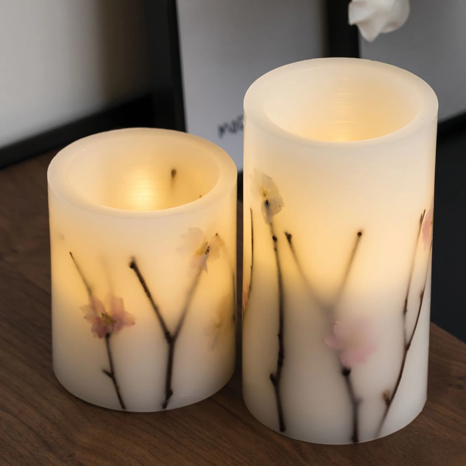 Pauleen LED-Kerze Shiny Blossom (2er-Set) - Wachs - 2-flammig 5 Pauleen LED-Kerze Shiny Blossom (2er-Set) - Wachs - 2-flammig – Bild 3