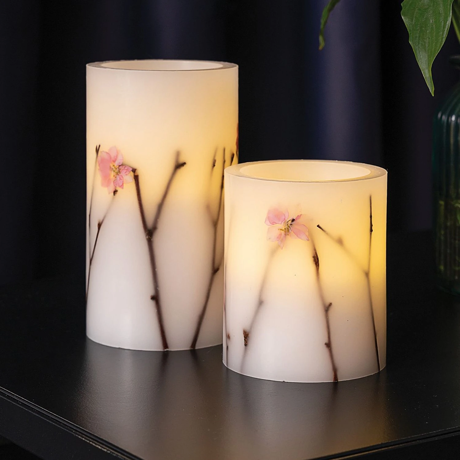 Pauleen LED-Kerze Shiny Blossom (2er-Set) - Wachs - 2-flammig 6 Pauleen LED-Kerze Shiny Blossom (2er-Set) - Wachs - 2-flammig – Bild 4