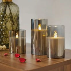 Pauleen LED-Kerze Classy (3er-Set) - Klarglas - 3-flammig -Günstiges Deko Geschäft 1000201178 200102 14314200037 MOOD DETAILS P000000001000201178 mood