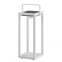 Best Freizeitmöbel Solar-Laterne Cloyd IV - Aluminium - Weiß