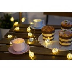 Pauleen Solar-Lichterkette Sunshine Glamour - Silikon / Aluminium - 20-flammig -Günstiges Deko Geschäft 1000214484 200528 17090200083 MOOD DETAILS P000000001000214484 mood