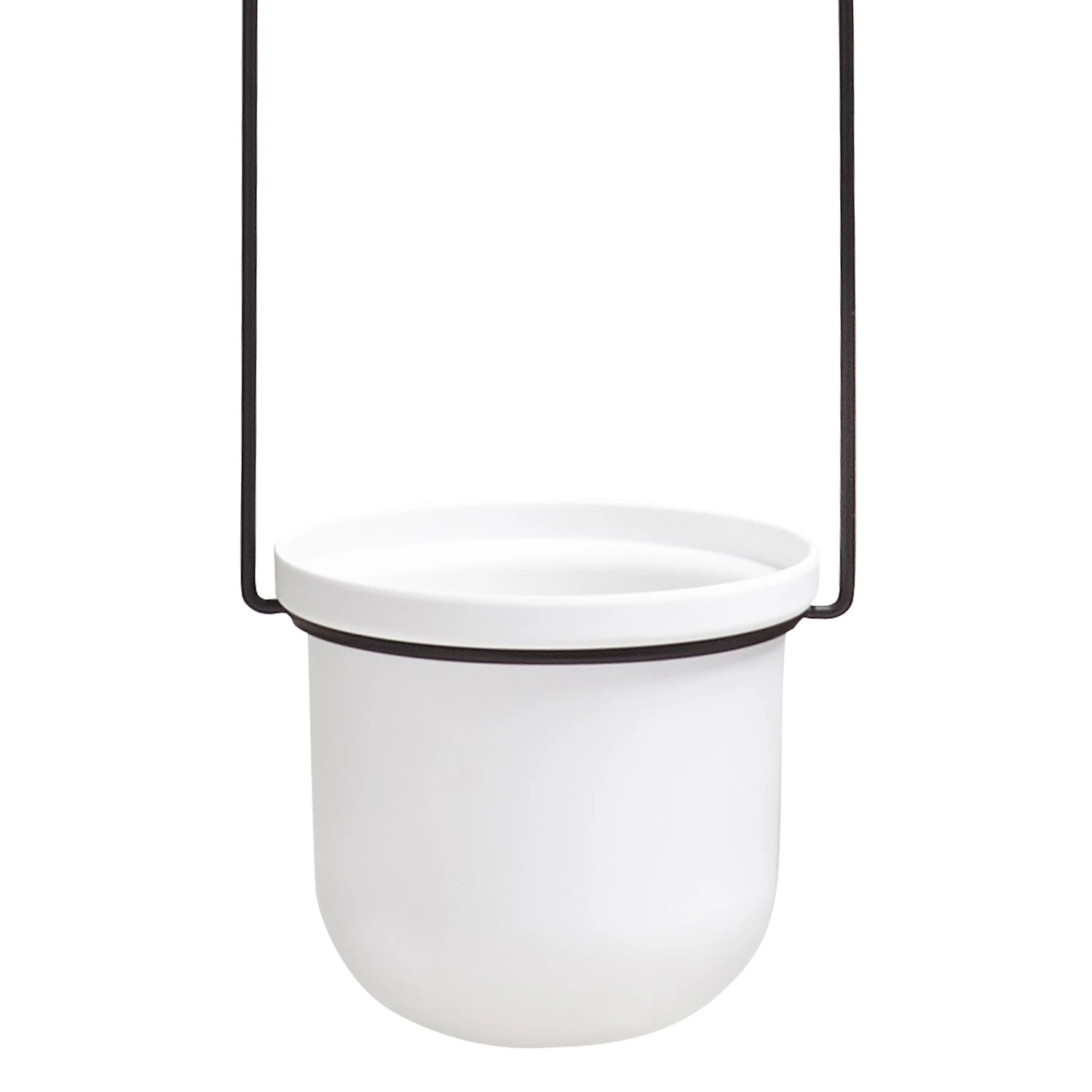 Umbra Pflanzenaufhänger Triflora - Melamin / Eisen / Stahldraht - Weiß / Schwarz 10 Umbra Pflanzenaufhänger Triflora - Melamin / Eisen / Stahldraht - Weiß / Schwarz – Bild 8