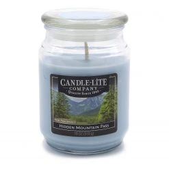 Candle-Lite Company Duftkerze Hidden Mountain Pass - 510 Gramm - Stearin Wachs - Blau