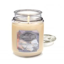 Candle-Lite Company Duftkerze Smoked Marshmallow - 510 Gramm - Stearin Wachs - Beige