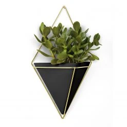 Umbra Wandvase Trigg - Schwarz / Messing 7 Umbra Wandvase Trigg - Schwarz / Messing -Günstiges Deko Geschäft 1000220485 200817 10394000028 DETAILS P000000001000220485