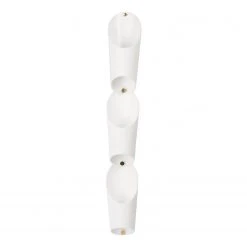 Umbra Wandvase Floralink (3er-Set) - Polypropylene / Stahl - Weiß