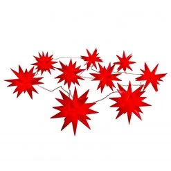 Näve LED-Lichterkette Mosnac II - Polyester PVC - 9-flammig