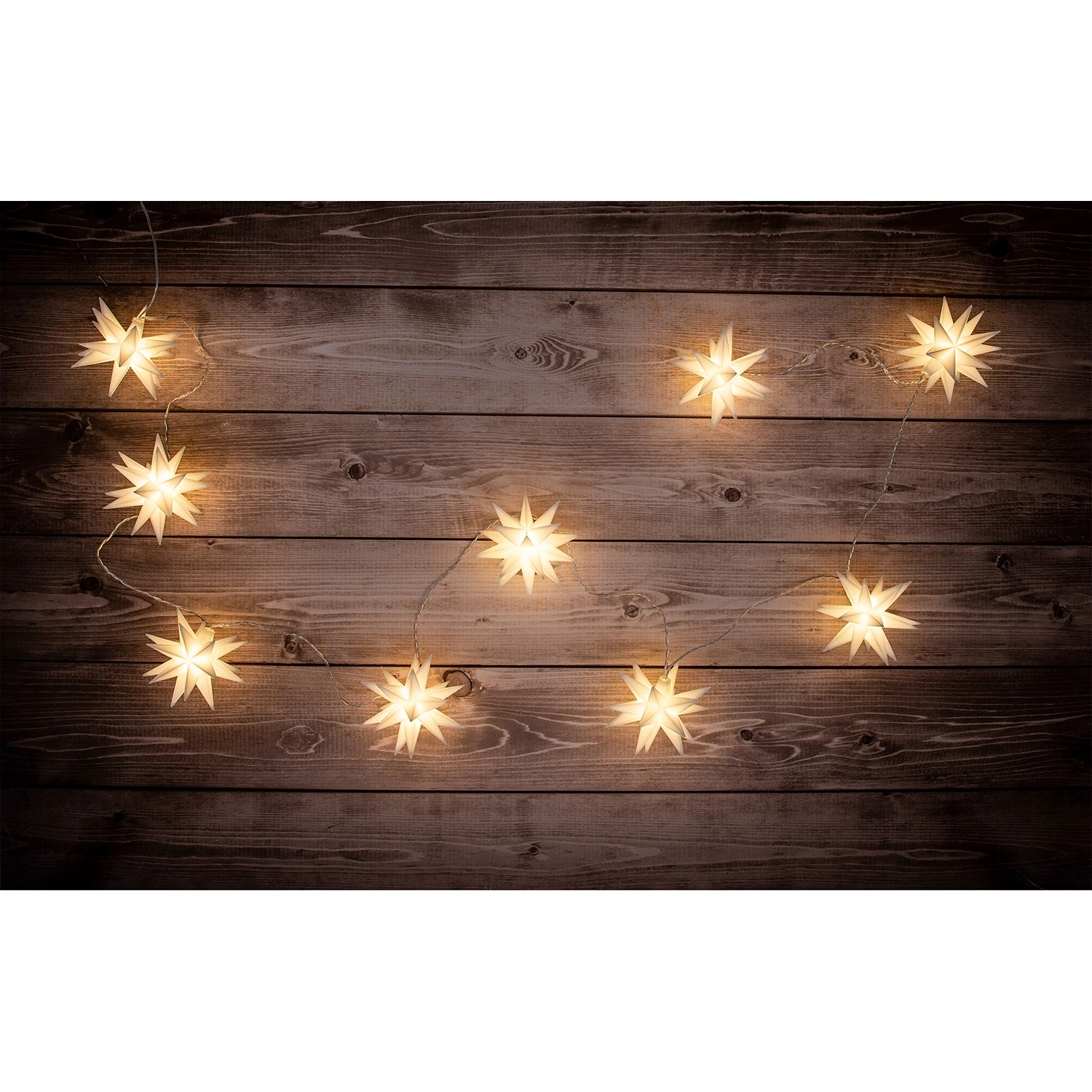 Näve LED-Lichterkette Mosnac I - Polyester PVC - 9-flammig 5 Näve LED-Lichterkette Mosnac I - Polyester PVC - 9-flammig – Bild 3