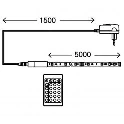 Briloner LED-Stripes Led Superline - Polycarbonat / Eisen - 150-flammig 7 Briloner LED-Stripes Led Superline - Polycarbonat / Eisen - 150-flammig -Günstiges Deko Geschäft 1000231212 201118 12355500034 SKETCH DETAILS P000000001000231212 sketch