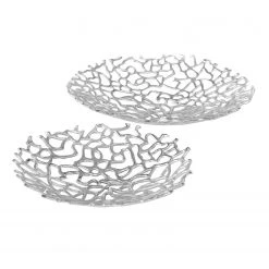 Boltze Schale Fidan II (2-teilig) - Aluminium - Silber -Günstiges Deko Geschäft 1000236349 210202 12472500072 DETAILS P000000001000236349