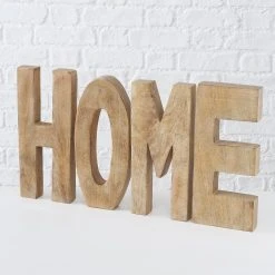 Boltze Schriftzug Home (4-teilig) - Mango - Natur -Günstiges Deko Geschäft 1000236357 210202 12472600112 MOOD DETAILS P000000001000236357 mood