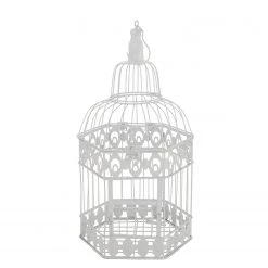 Boltze Vogelkäfig Daisy (2-teilig) - Eisen - Weiß -Günstiges Deko Geschäft 1000236362 210202 12472700138 DETAILS P000000001000236362