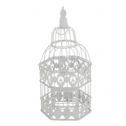 Boltze Vogelkäfig Daisy (2-teilig) - Eisen - Weiß -Günstiges Deko Geschäft 1000236362 210202 12472700139 DETAILS P000000001000236362