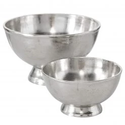 Boltze Schale Flaire (2-teilig) - Aluminium - Silber -Günstiges Deko Geschäft 1000236369 210202 12473000174 DETAILS P000000001000236369
