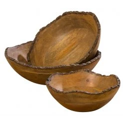 Boltze Schale Widdo II (3-teilig) - Esche - Natur