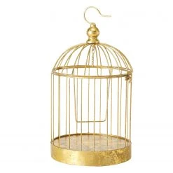 Boltze Vogelkäfig Gia (2-teilig) - Eisen - Gold -Günstiges Deko Geschäft 1000236447 210202 12482100456 DETAILS P000000001000236447