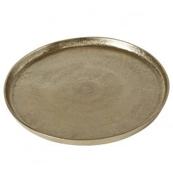 Boltze Dekoteller Neska (2-teilig) - Aluminium - Gold -Günstiges Deko Geschäft 1000236449 210202 12482300462 DETAILS P000000001000236449