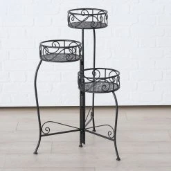 Boltze Pflanztisch Broder - Eisen - Dunkelbraun -Günstiges Deko Geschäft 1000236515 210202 12492900677 MOOD DETAILS P000000001000236515 mood