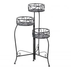 Boltze Pflanztisch Broder - Eisen - Dunkelbraun -Günstiges Deko Geschäft 1000236515 210202 12492900679 DETAILS P000000001000236515