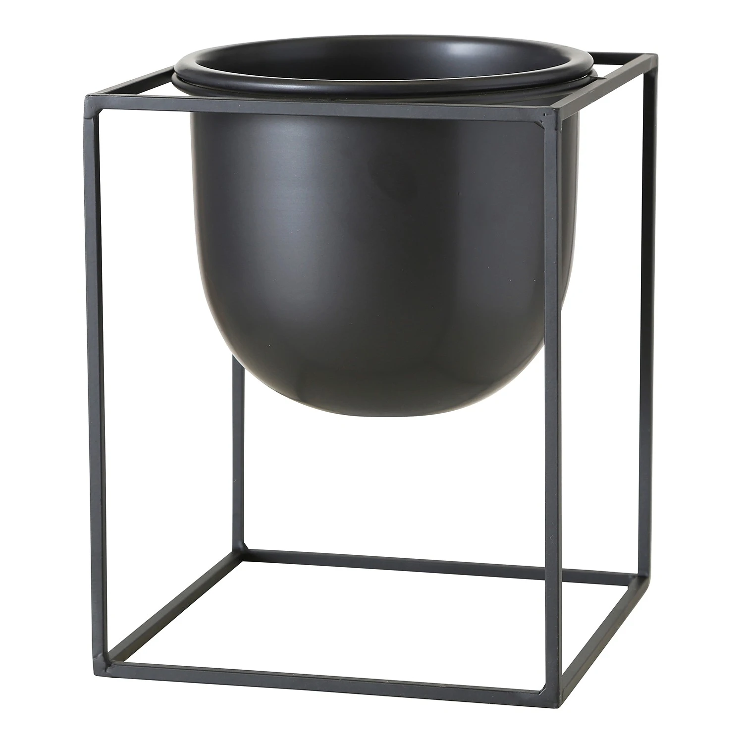 Boltze Pflanztopf Kumbo (2-teilig) - Eisen - Schwarz 3 Boltze Pflanztopf Kumbo (2-teilig) - Eisen - Schwarz