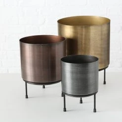 Boltze Pflanztopf Dean (3-teilig) - Eisen - Mehrfarbig -Günstiges Deko Geschäft 1000236557 210202 12500600814 MOOD DETAILS P000000001000236557 mood