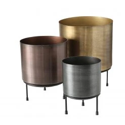 Boltze Pflanztopf Dean (3-teilig) - Eisen - Mehrfarbig -Günstiges Deko Geschäft 1000236557 210202 12500800818 DETAILS P000000001000236557