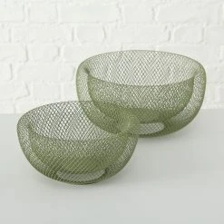 Boltze Schale Seoul II (2-teilig) - Eisen - Olivgrün -Günstiges Deko Geschäft 1000236664 210202 12514901155 MOOD DETAILS P000000001000236664 mood