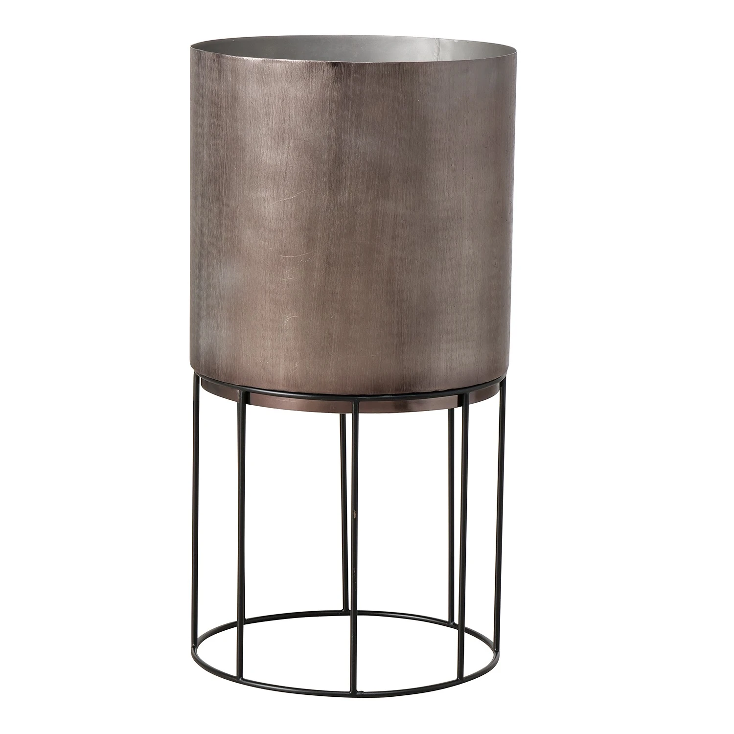 Boltze Pflanztopf Golia II (3-teilig) - Aluminium - Graphit 4 Boltze Pflanztopf Golia II (3-teilig) - Aluminium - Graphit – Bild 2