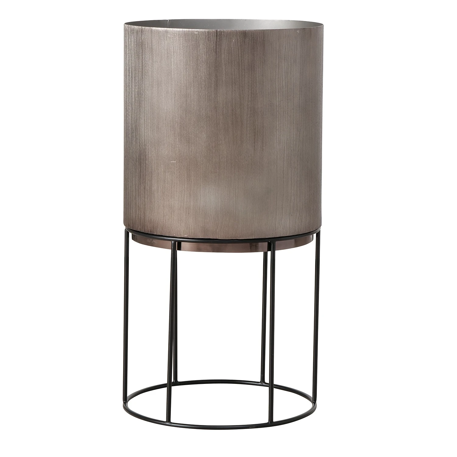 Boltze Pflanztopf Golia II (3-teilig) - Aluminium - Graphit 5 Boltze Pflanztopf Golia II (3-teilig) - Aluminium - Graphit – Bild 3