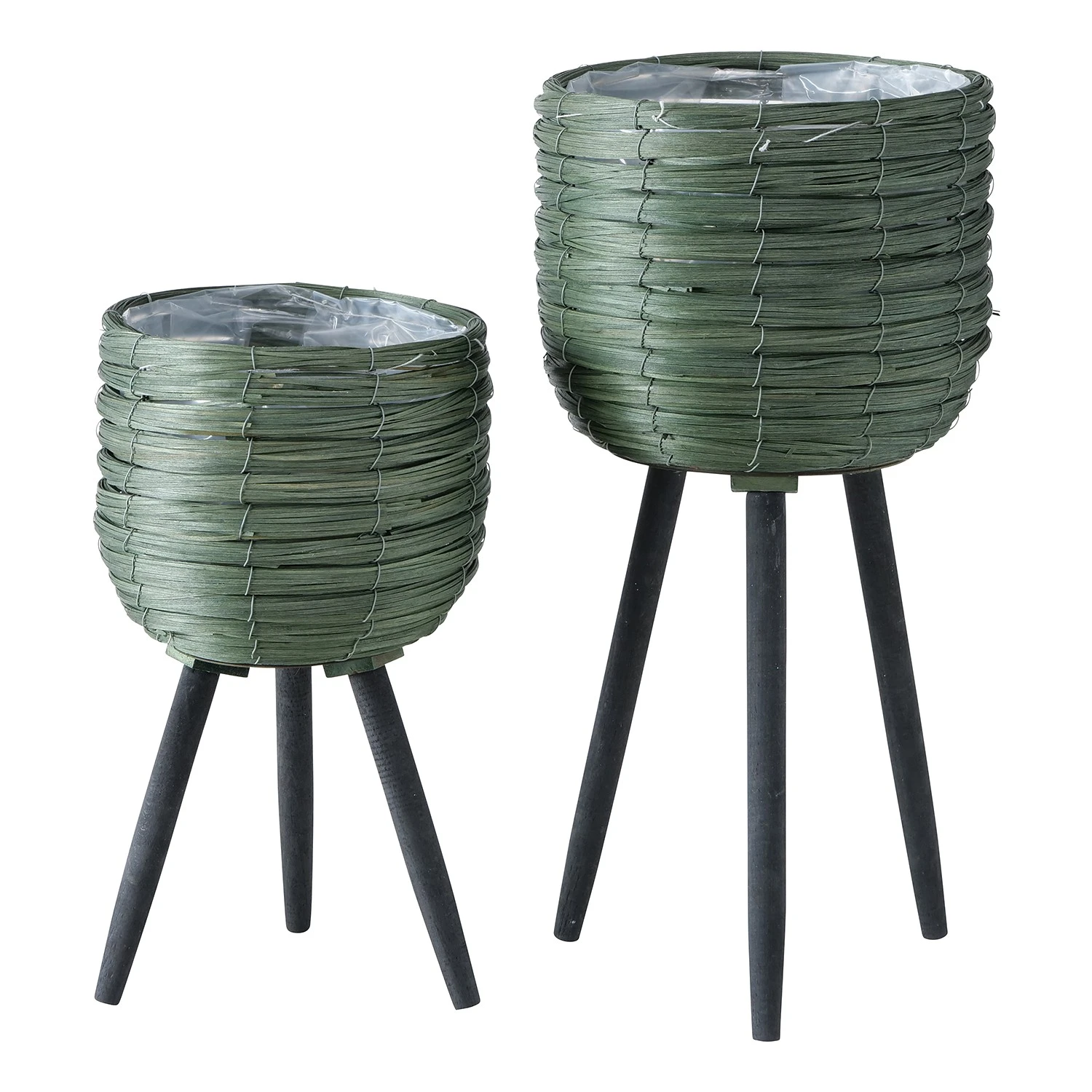 Boltze Pflanztopf Kahre (2-teilig) - Pappel - Khaki 3 Boltze Pflanztopf Kahre (2-teilig) - Pappel - Khaki