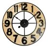 Technoline Wanduhr WT 1610 - Holz / Aluminium - Braun / Schwarz -Günstiges Deko Geschäft 1000246031 210204 08483100012 IMAGE P000000001000246031