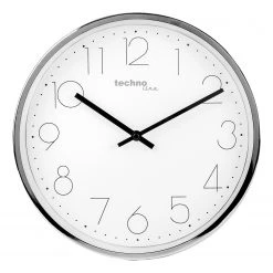 Technoline Wanduhr WT 7210 - Kunststoff - Silber