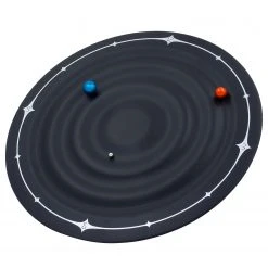 Technoline Wanduhr WT 7350 Galaxy Clock - Kunststoff - Schwarz