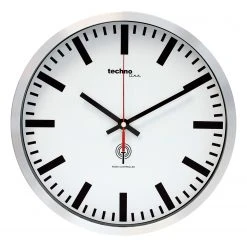 Technoline Wanduhr WT 8990 - Metall - Silber