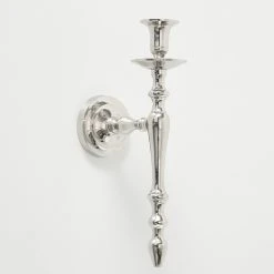 Boltze Kerzenhalter Nancay - Aluminium - Silber -Günstiges Deko Geschäft 1000247297 211208 140339000032 DETAILS P000000001000247297