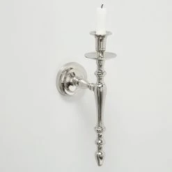 Boltze Kerzenhalter Nancay - Aluminium - Silber -Günstiges Deko Geschäft 1000247297 211208 140339000043 DETAILS P000000001000247297